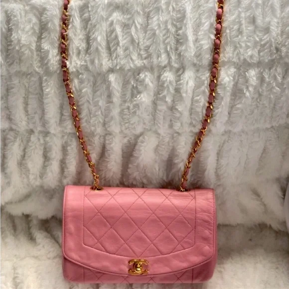 RARE Chanel Reissue 2.55 Princess Diana Classic Pink Lambskin Bag - Picture 4 of 8